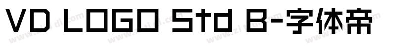 VD LOGO Std B字体转换